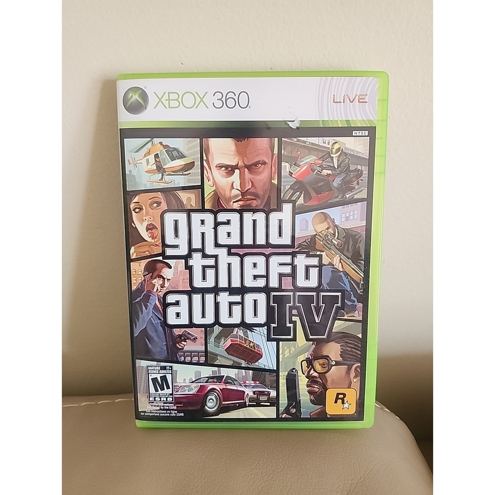 Grand Theft Auto IV GTA 4 - Xbox 360 - Complete CIB + Map - Tested Working